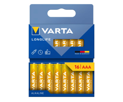 Bateria lub akumulatorek VARTA Longlife AAA (16 szt.) 4103101716